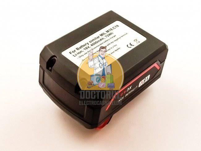 Acumulator Milwaukee 18 V