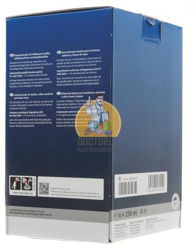 Anticalcar espressor si aparat de cafea Bosch Original