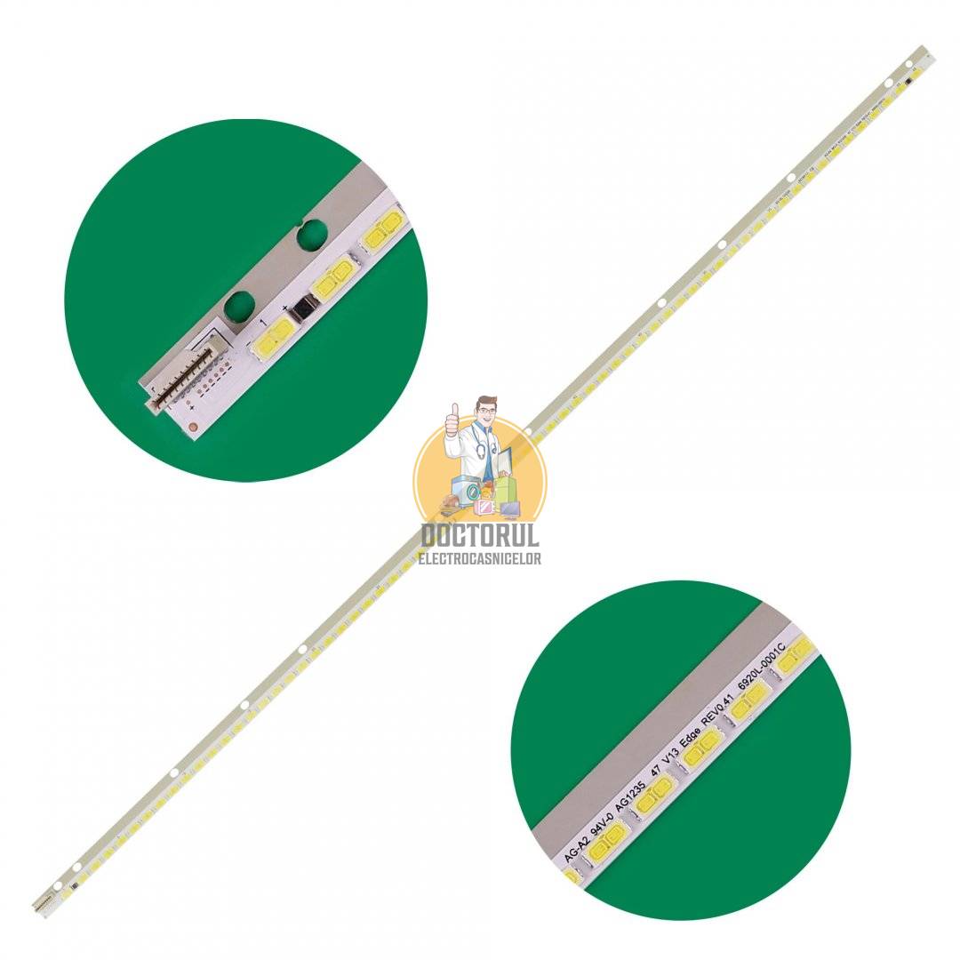 Bareta led , Televizor Panasonic 47 inch , 1 bareta cu 66 led-uri