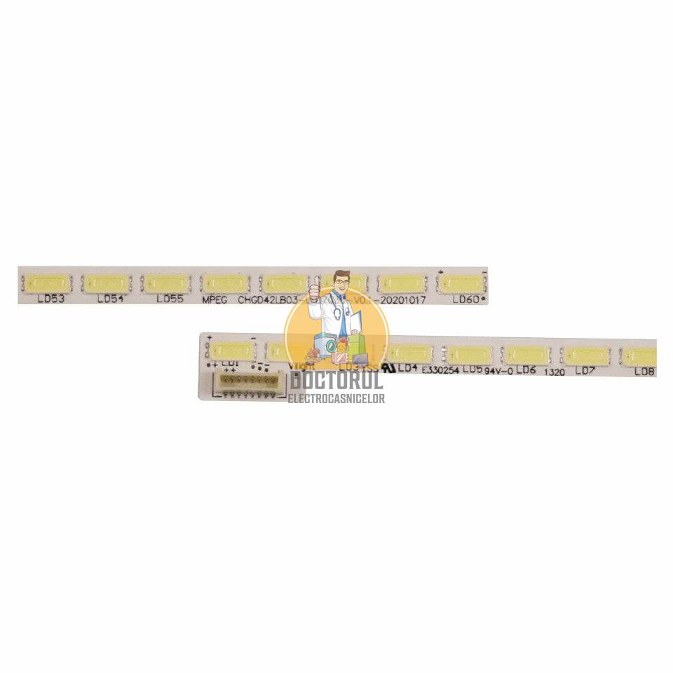 Bareta led , Televizor Toshiba 42 inch , cu 64 led-uri