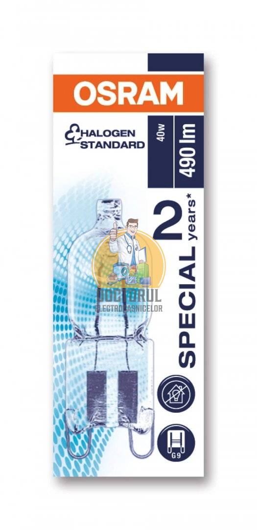 Bec halogen G9 40 W OSRAM