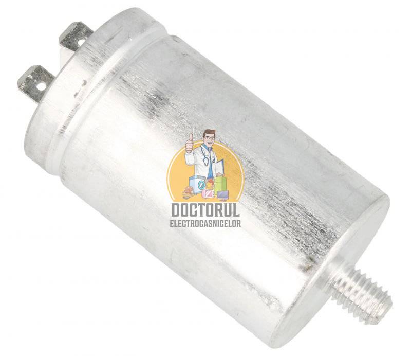 Condensator pornire motor , masina de spalat vase Hoover 7 uf Original