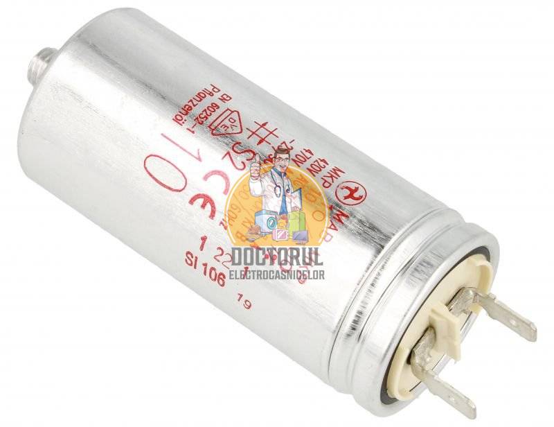 Condensator pornire motor , masina de spalat vase Ignis 10uf Original