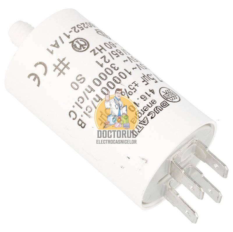 Condensator pornire motor uscator de rufe Candy 7,5uf Original