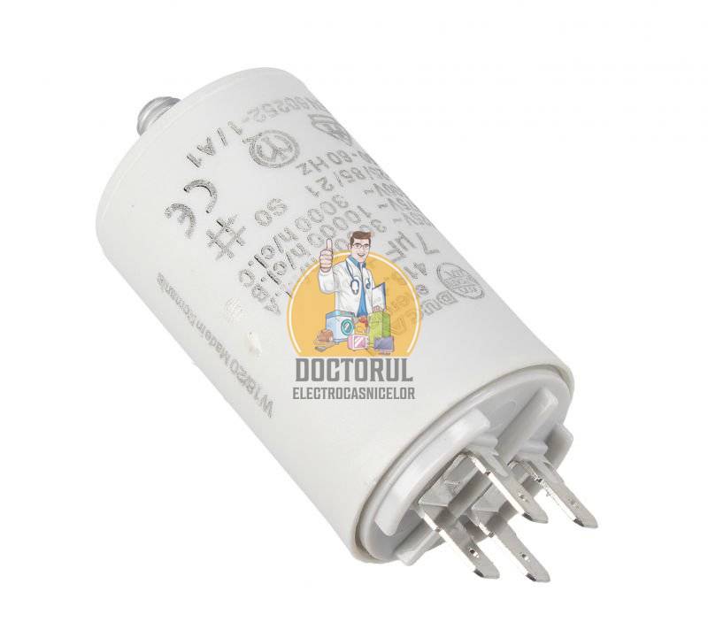 Condensator pornire motor uscator de rufe Hoover 7 uf