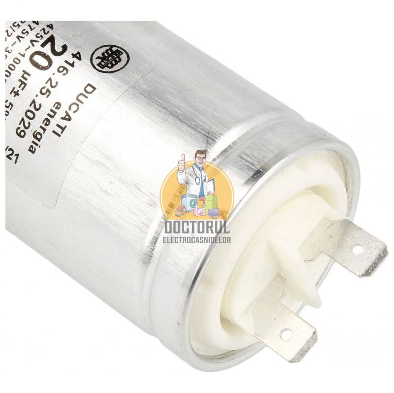Condensator pornire motor uscator de rufe Sharp 20 uf