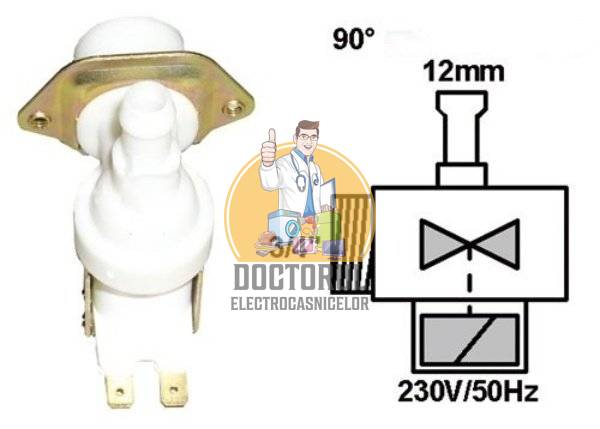 Electrovalva 1 iesire , masina de spalat vase Gorenje