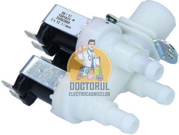 Electrovalva 3 iesiri , uscator de rufe compatibila Miele
