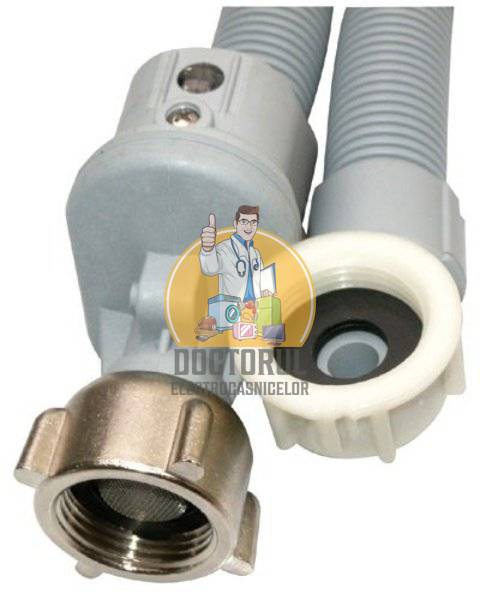 Furtun alimentare apa + aquastop masina de spalat vase Indesit