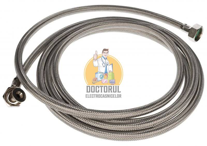 Furtun de alimentare cu apa masina de spalat 2,5 m din Inox