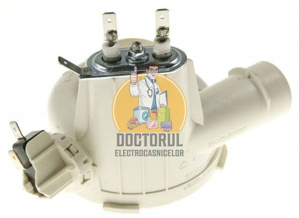 Rezistenta 1800W + carcasa pompa masina de spalat vase Gorenje Originala