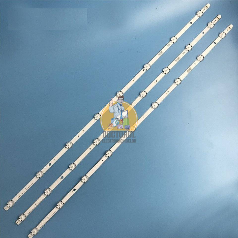 Set barete led , Televizor Panasonic 39 inch , 2 barete cu 9 led-uri si 1 bareta cu 8 led-uri