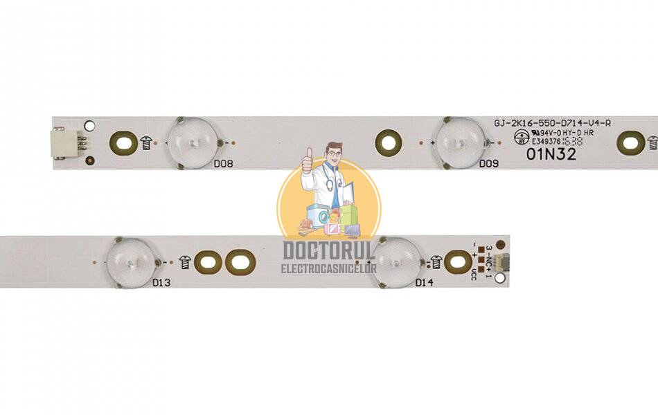 Set barete led , Televizor Philips 55 inch , 14 barete cu 7 led-uri
