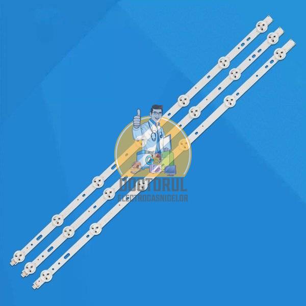 Set barete led , Televizor Sharp 32 inch , 2 barete cu 7 led-uri si 1 bareta cu 6 led-uri