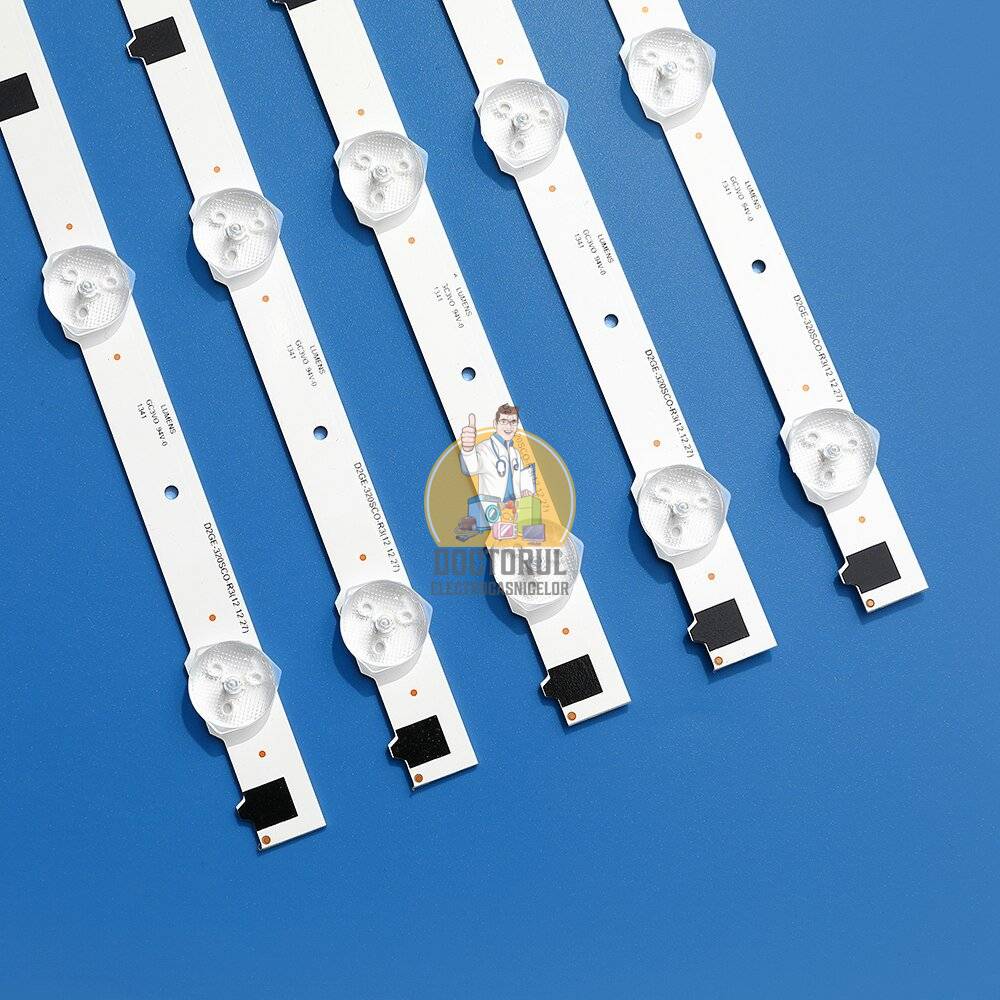 Set barete led , Televizor Sharp 32 inch , 9 barete cu 5 led-uri