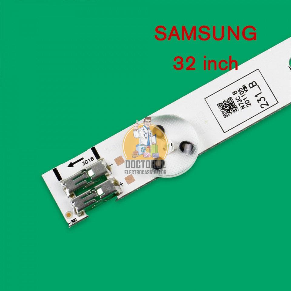 Set barete led , Televizor Samsung 32 inch , 4 barete cu 8 led-uri