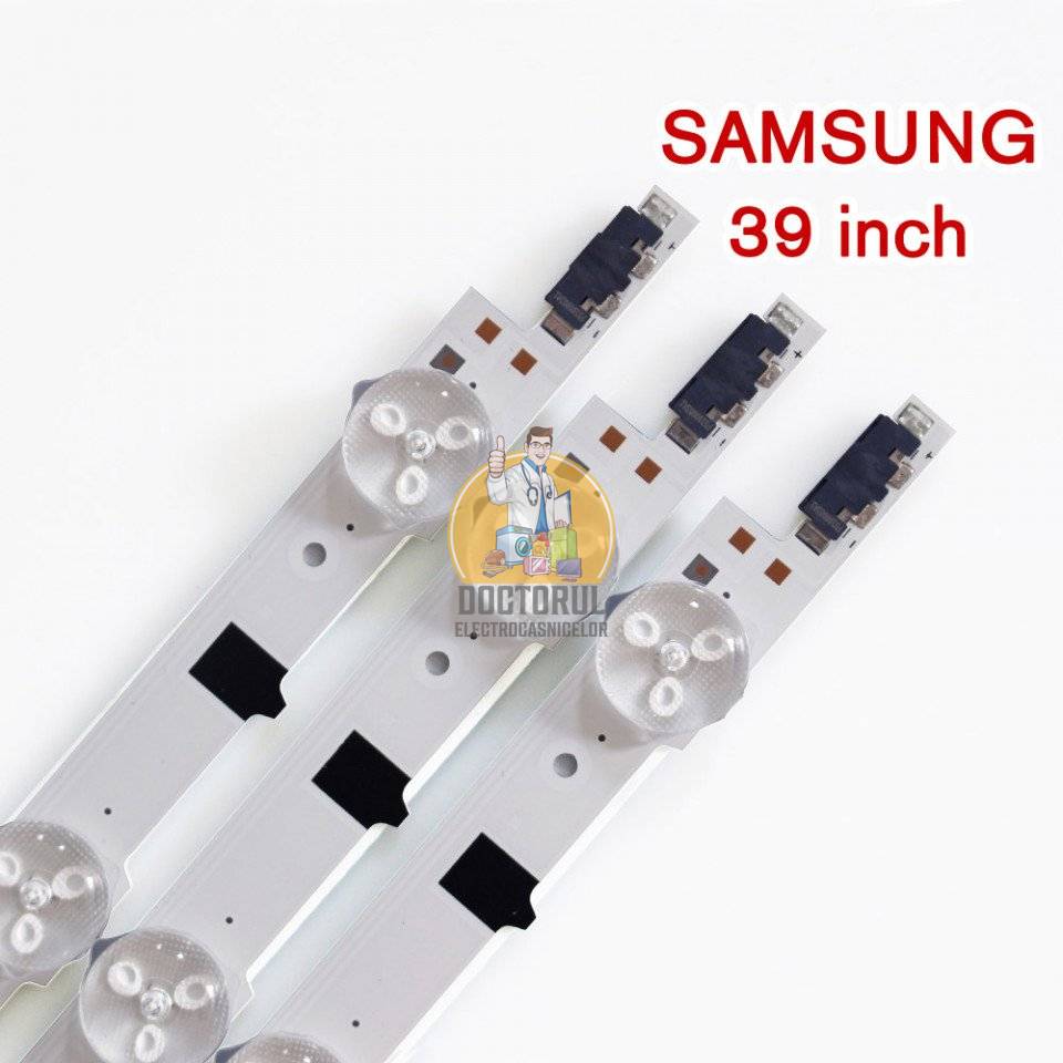 Set barete led , Televizor Samsung 39 inch , 7 barete cu 8 led-uri si 7 barete cu 5 led-uri