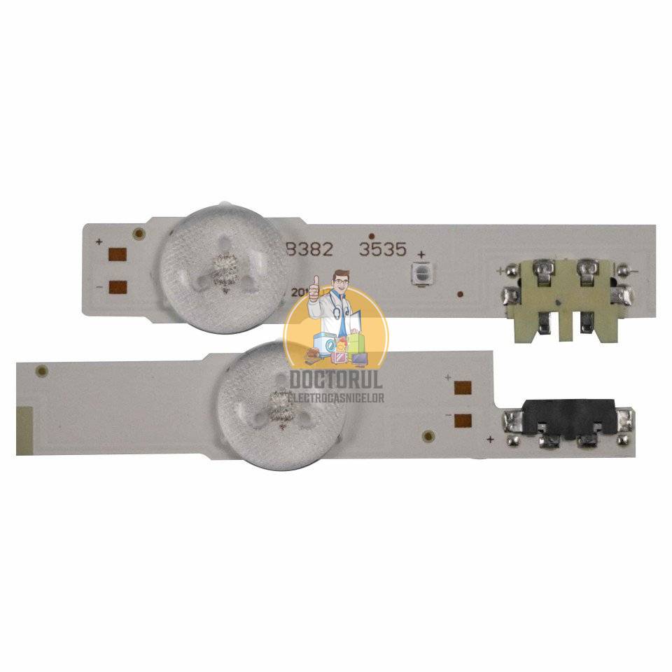 Set barete led , Televizor Samsung 50 inch , 8 barete cu 6 led-uri si 8 barete cu 7 led-uri