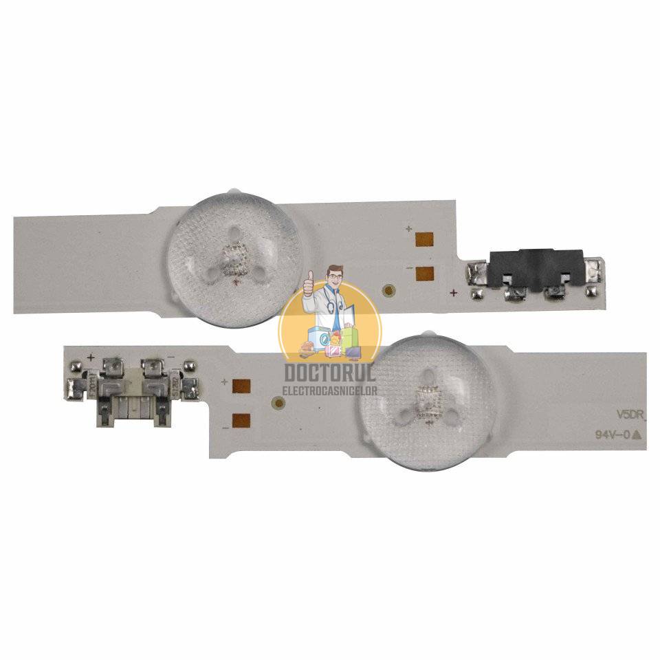 Set barete led , Televizor Samsung 50 inch , 8 barete cu 6 led-uri si 8 barete cu 7 led-uri