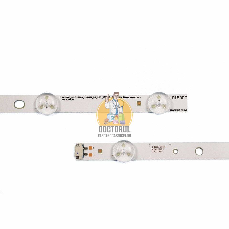 Set barete led, Televizor Samsung 46 inch , 4 barete cu 5 led-uri si 4 barete cu 6 led-uri
